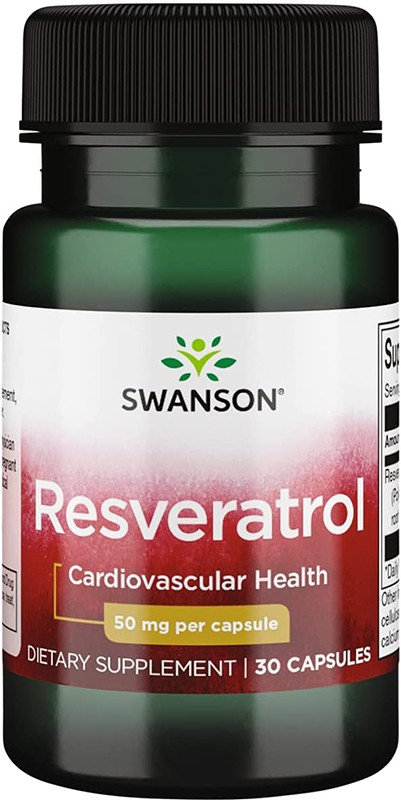 Swanson Resveratrol 50 mg, 30 капс.
